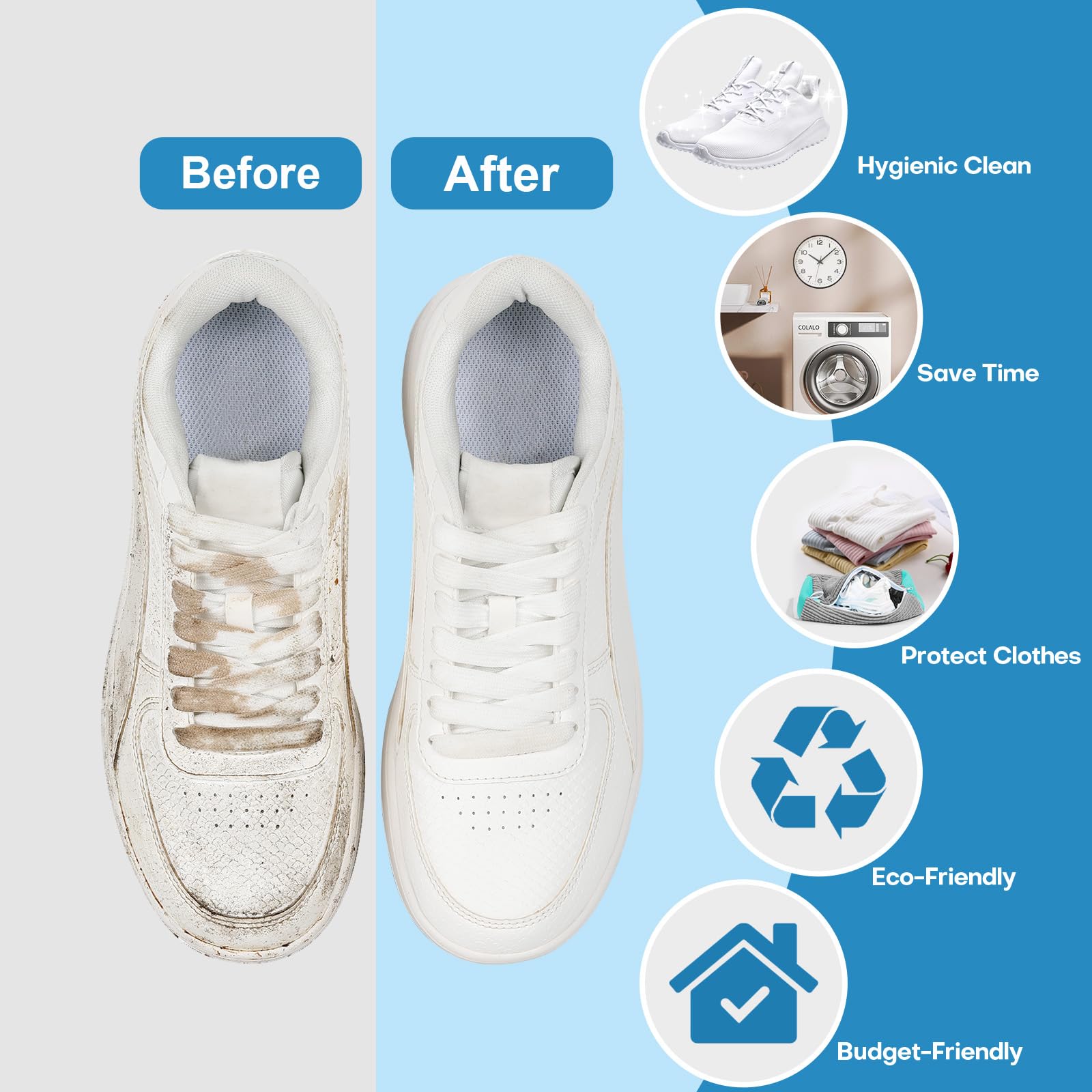 2 buah kantong untuk mencuci s - Sneaker Cleaner ulasan dan harga